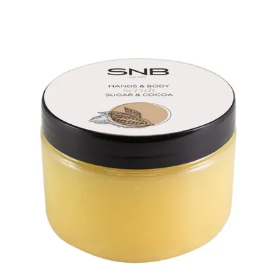 Захарен скраб с какао и растителни масла SNB Sugar Scrub wuth Cocoa & Vegetale Oils 300 g