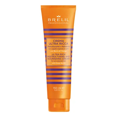 Защитен и подхранващ крем за коса, изложена на слънце Brelil Solair Ultra Rich Restructuring and Nourishing Cream 150 ml