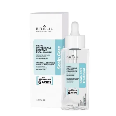 Успокояващ и балансиращ серум за раздразнен и чувствителен скалп Brelil Scalp Care Universal Soothing & Calming Serum 100 ml