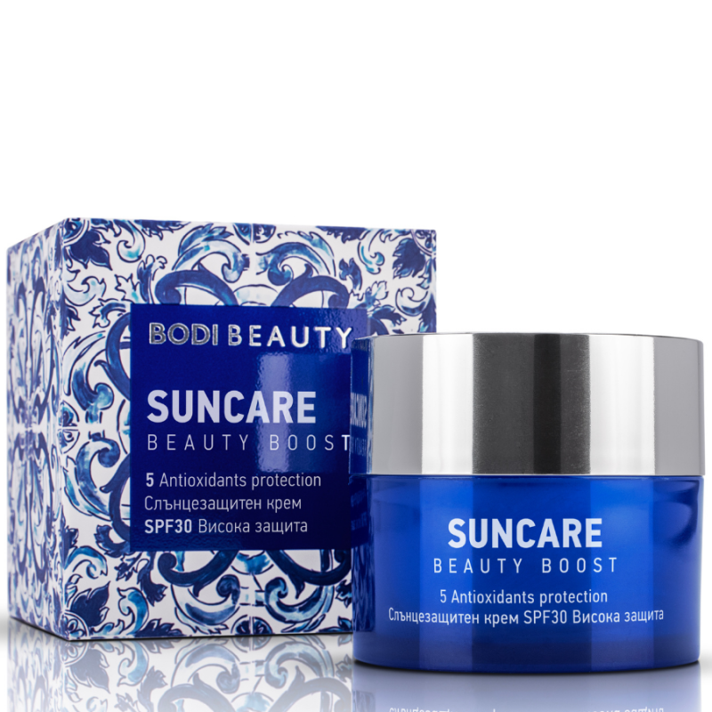 Антиоксидантен слънцезащитен крем за лице Bodi Beauty Booster Sun Protection Cream SPF30 50ml