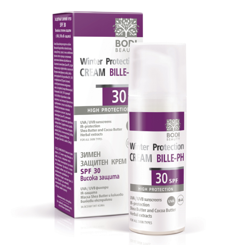 Зимен защитен крем за лице и тяло Bodi Beauty Bille PH Winter Protection Cream SPF30 50ml