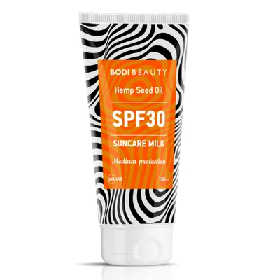 Слънцезащитно мляко с масло от Канабис Bodi Beauty Bille PH Hemp Seed Oil Protect & Repair Suncare Milk SPF30 200ml