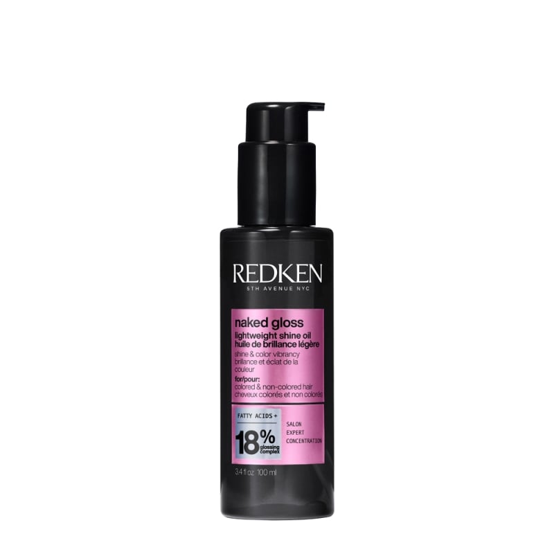 Олио за блясък и с термозащита Redken Naked Gloss Hair Oil for Shine and Color Vibrancy 100 ml