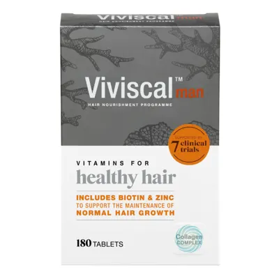 Хранителна добавка за растеж на коса при мъже Viviscal Men Hair Growth Supplements 180 таблетки