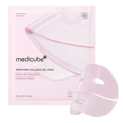 Гел маска с PDRN и колаген за еластичност и изравняване на тена – Medicube PDRN Pink Collagen Jelly Gel Mask 28 g