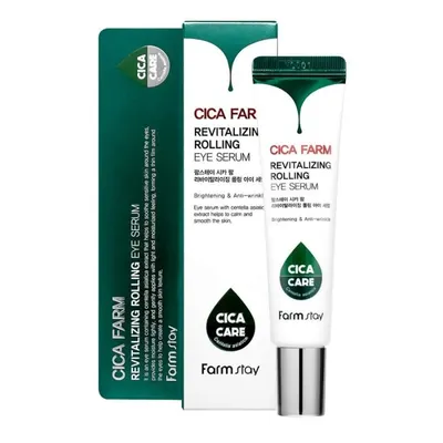 Ревитализиращ околоочен серум с центела и рол-он апликатор – FarmStay Cica Farm Revitalizing Rolling Eye Serum 25 ml
