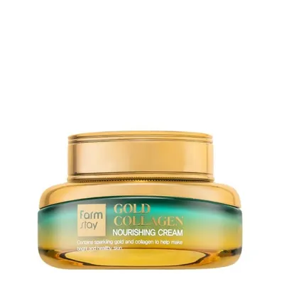 Подхранващ крем с колаген и злато – FarmStay Gold Collagen Nourishing Cream 55 ml