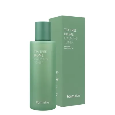 Успокояващ и хидратиращ тонер с чаено дърво – Farmstay Tea Tree Biome Calming Toner 200 ml