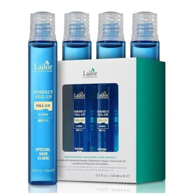 Възстановяващ филър с кератин, серамиди и колаген Lador Perfect Hair Fill-up 4x13ml