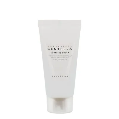 Успокояващ крем-гел за лице с Centella Asiatica и серамиди SKIN1004 Madagascar Centella Soothing Cream 30 ml
