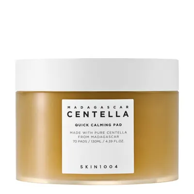 Успокояващи тонер падове с Centella Asiatica и пантенол SKIN1004 Madagascar Centella Quick Calming Face Pad 70бр