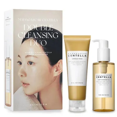 Комплект за двойно почистване на лице с Centella Asiatica SKIN1004 Madagascar Centella Double Cleansing Set