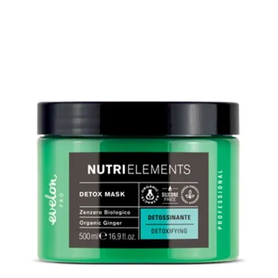 Детокс маска за коса с органичен джинджифил Evelon Nutri Elements Detoxifying Mask 500 ml