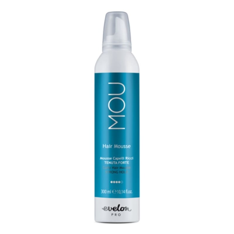 Пяна за къдрици със силна фиксация и пружиниращ ефект Evelon MOU Curly Hair Mousse Strong Hold 300 ml