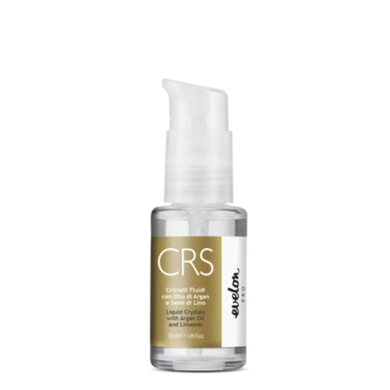 Серум за блясък и изглаждане с ленено семе и арганово масло Evelon CRS Liquid Crystals 50 ml