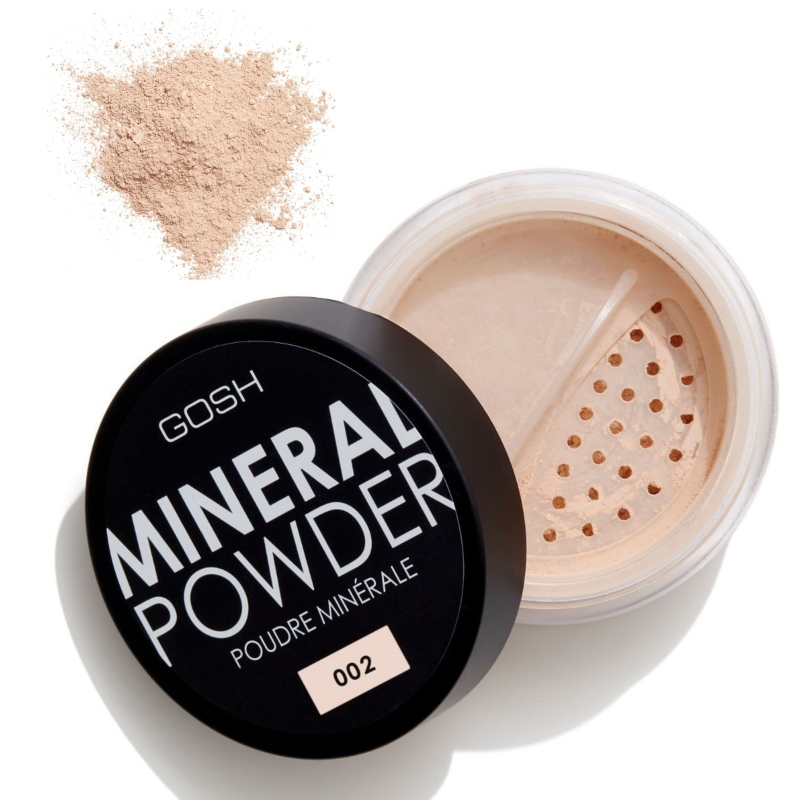 Минерална матираща пудра за лице Gosh Mineral Powder 8g (РАЗЛИЧНИ НЮАНСИ)