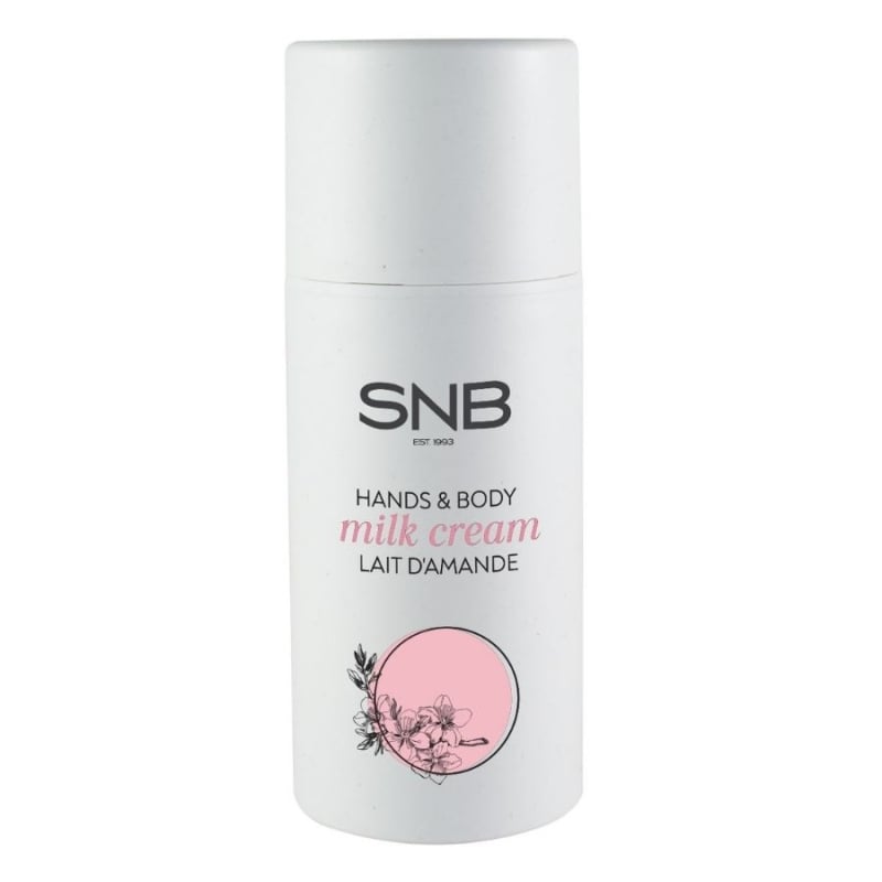 Подхранващо мляко за ръце и тяло с бадемово и маслиново масло SNB Hands & Body Cream Lait d’Amande 100 ml