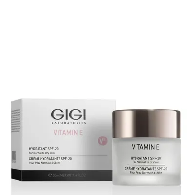 Хидратиращ крем с витамин Е за нормална до суха кожа SPF20 Gigi Vitamin E Moisturizing Cream 50 ml