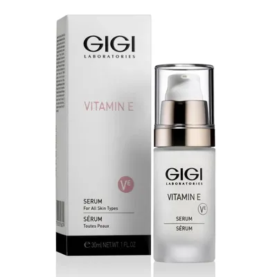 Антиоксидантен хидратиращ серум с витамин Е за всички типове кожа GIGI Vitamin E Serum 30 ml