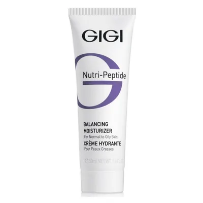 Хидробалансиращ крем за мазна кожа с пептиди и галактоарабинан GIGI Nutri Peptide Balancing Moisturizer 50 ml