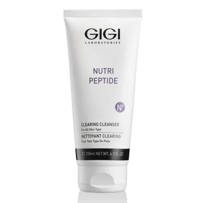 Почистващ гел за сияйна кожа с пептиди GIGI Nutri Peptide Cleansing Gel 200 ml