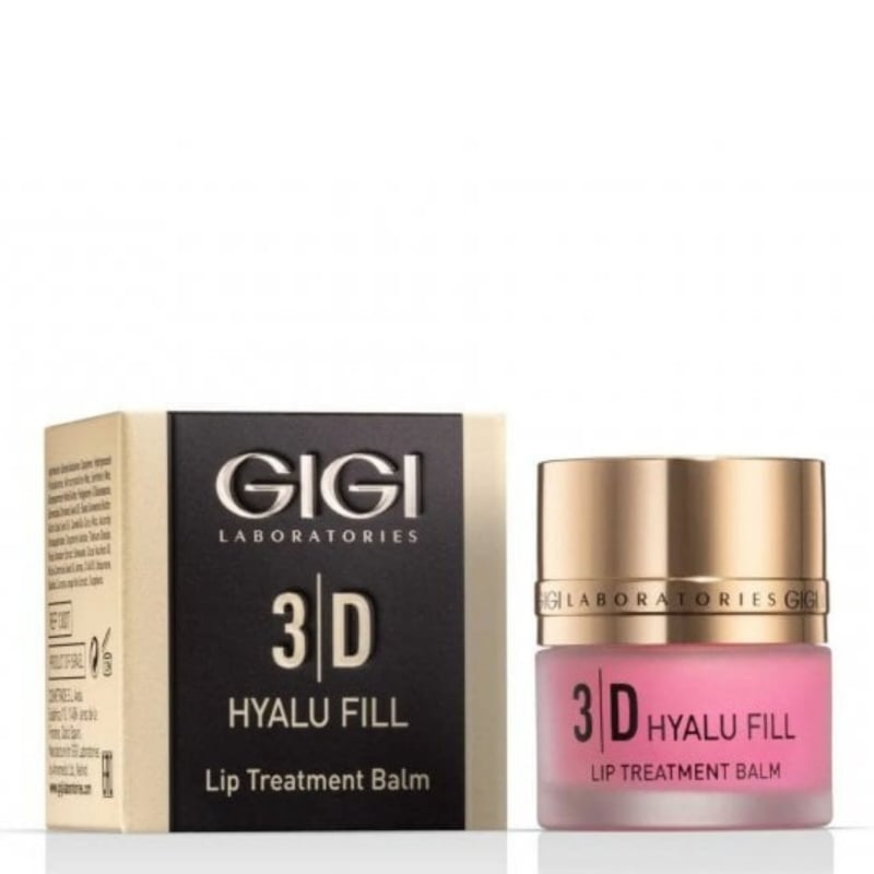 Филър балсам за обемни и хидратирани устни с хиалуронова киселина GIGI 3D Hyalu Fill Lip Balm 20 ml