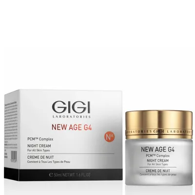 Подмладяващ нощен крем с пептиди и серамиди GIGI New Age G4 Night Cream 50 ml