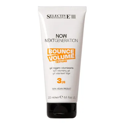 Лек гел за обем и движение Selective NOW Next Generation Bounce Volume Light Volumizing Gel 200 ml