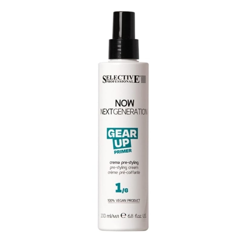 Пре стайлинг крем за обем, контрол и топлинна защита Selective NOW Next Generation Gear Up Pre-Styling Creme 200 ml
