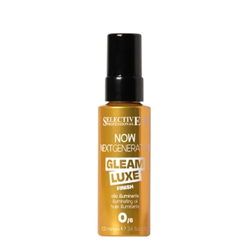 Озаряващо финиш масло за блясък и изглаждане Selective NOW Next Generation Gleam Luxe Illuminating Finish Oil 100 ml