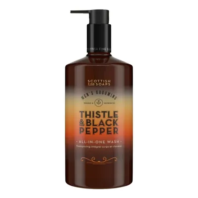 Измиващ гел 3в1 с Трън и Пипер Scottish Fine Soaps Men's Grooming Thistle & Black Pepper All-In-One Wash 500ml