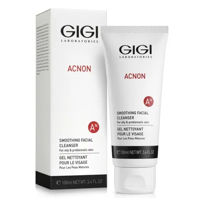 Почистващ крем за акнеична и мазна кожа с RET комплекс GIGI Acnon Smoothing Facial Cleanser 100 ml