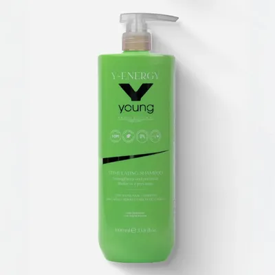 Стимулиращ шампоан против косопад за слаба и фина коса с морски водорасли Young Professional Y-Energy Stimulating Shampoo 1000 мл