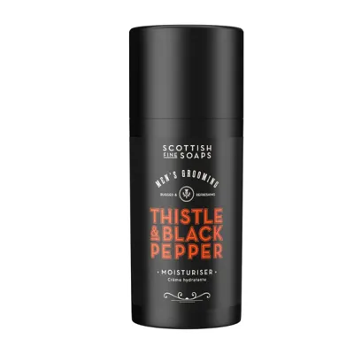 Хидратиращ крем за лице с Трън и Пипер Scottish Fine Soaps Men's Grooming Thistle & Black Pepper Moisturiser 100ml
