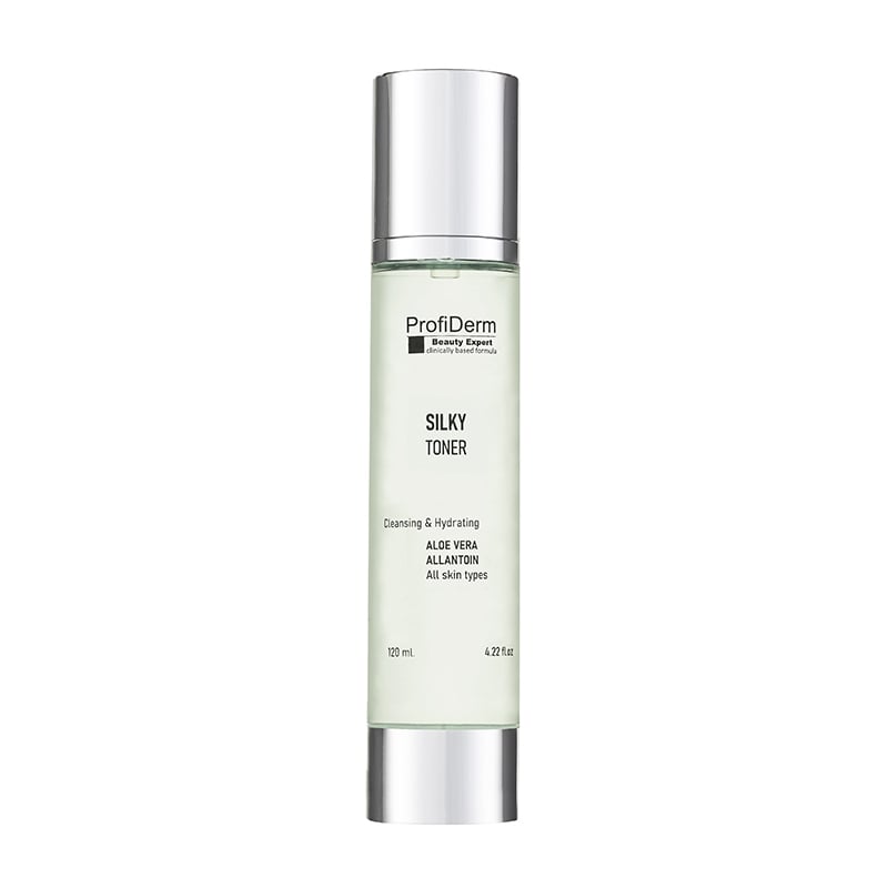 Почистващ тоник алое вера и алантоин ProfiDerm Cleansing & Hydrating Silky Toner 120ml
