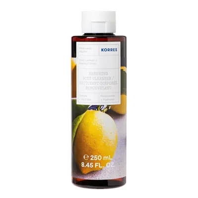 Нежно почистващ душ гел с алое вера за свежест и комфорт Korres Basil Lemon Shower Gel 250 ml