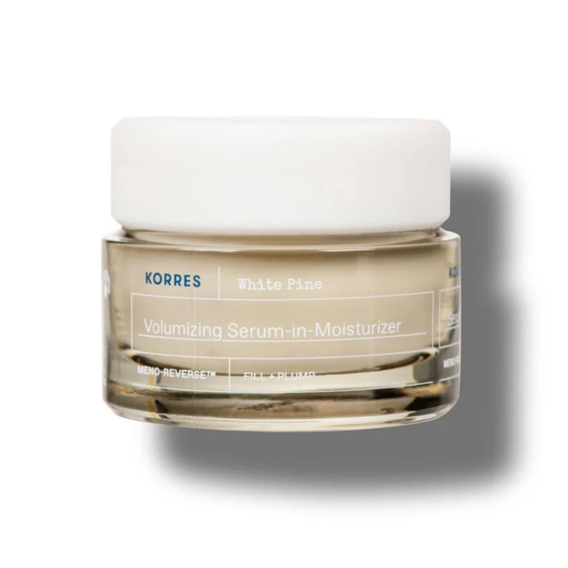 Крем - серум за зряла кожа след менопауза с бял бор Korres White Pine Volumizing Serum-In-Moisturizer 40 ml