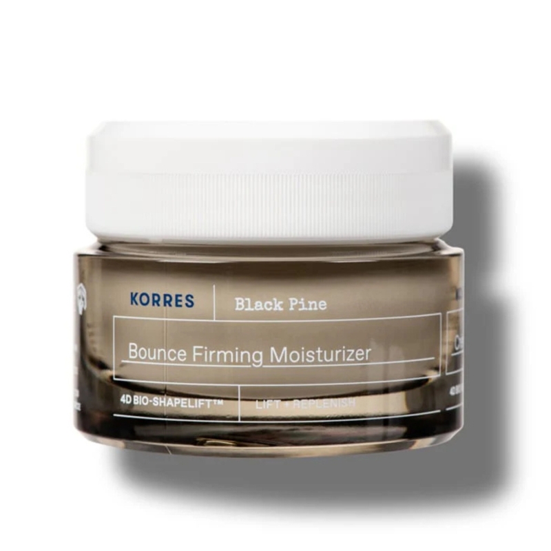 Лифтинг и стягащ крем за лице с черен бор и 4D технология Korres Black Pine 4D Bounce Firming Moisturizer 40 мл