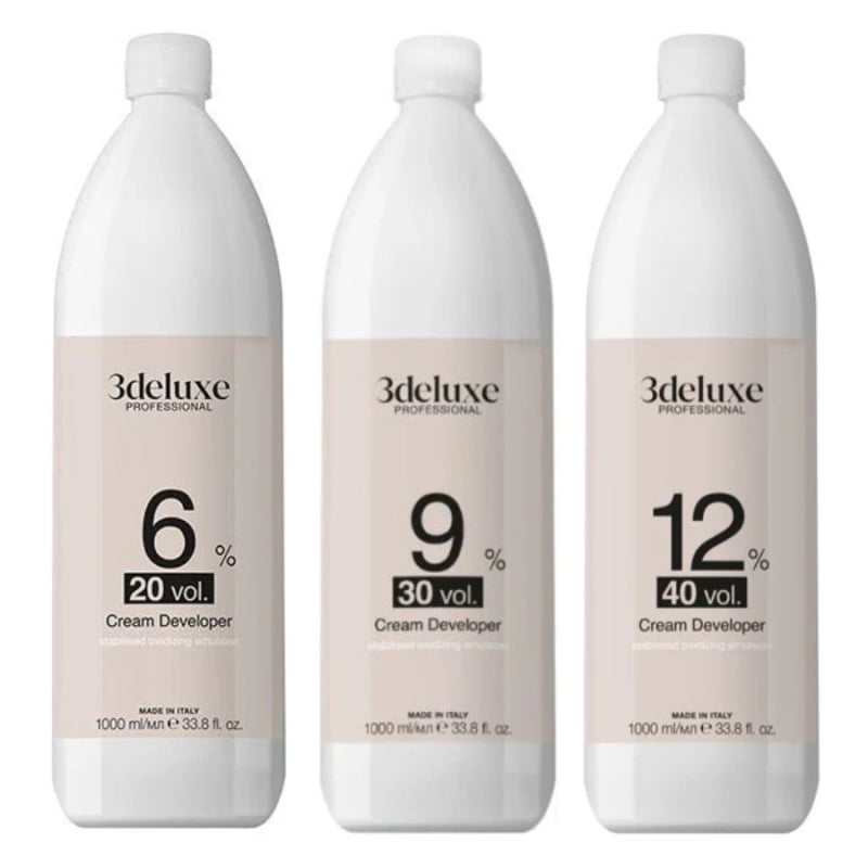 Оксидант за коса 3Deluxe Cream Developer 1000ml