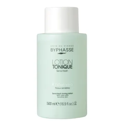 Почистващ тоник за чувствителна кожа с алое вера Byphasse Sensi-fresh Lotion with Aloe Vera Sensitive Skin 500ml