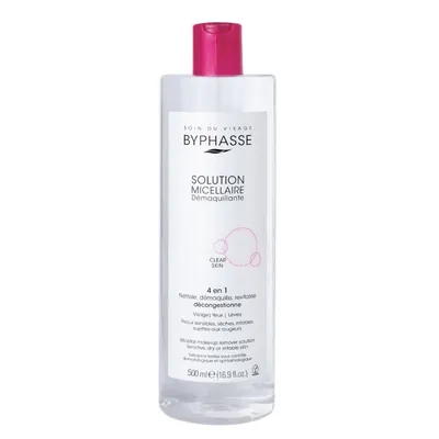 Мицеларна вода за суха и чувствителна кожа Byphasse Micellar Make-Up Remover Solution 500ml