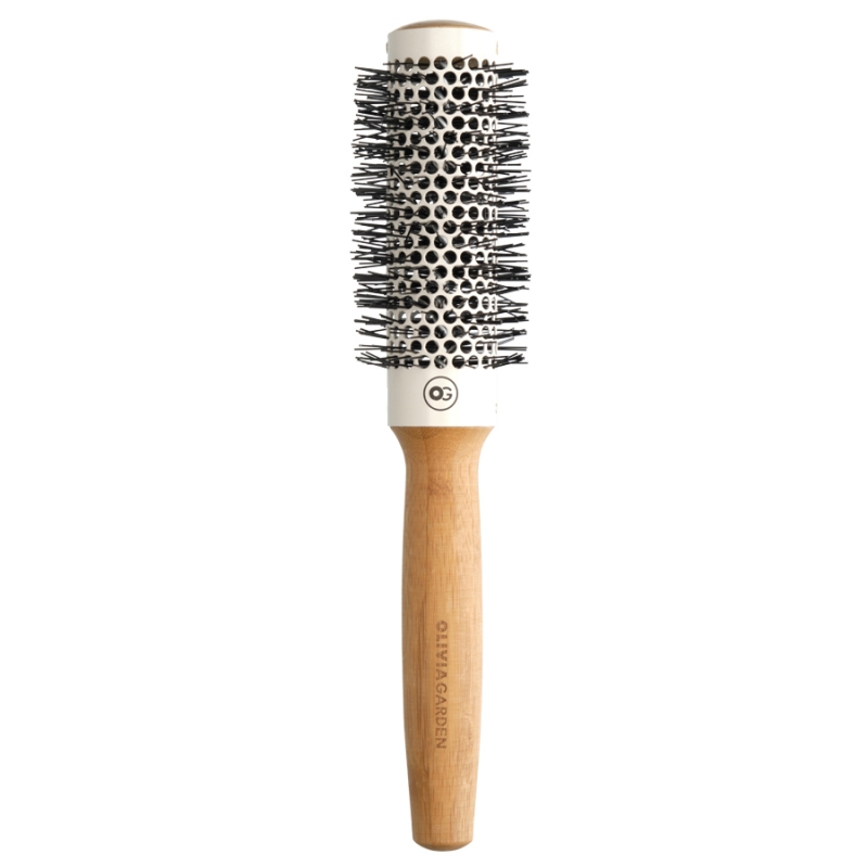 Професионална кръгла четка за коса от бамбук Olivia Garden Bamboo Touch 33 mm