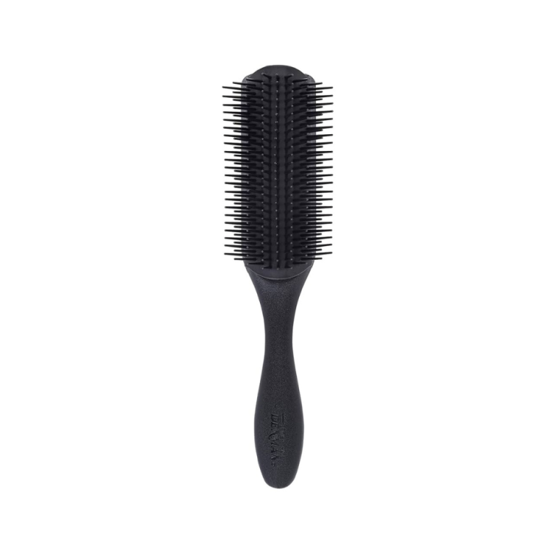 Четка за разресване, стилизиране и сушене с 9 реда зъбчета Denman D4 BLACK