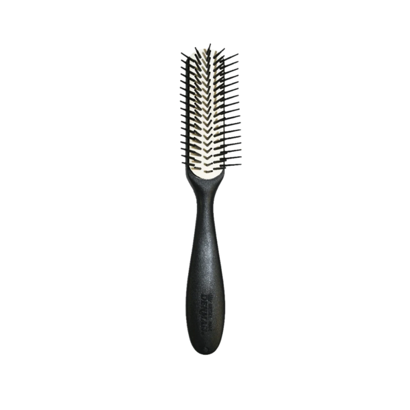 Четка за разресване и стилизиране с максимална прецизност Denman BLACK AND WHITE D143N Slim