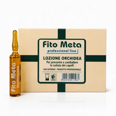 Ампули против косопад за балансиране на скалпа и стимулиране на растежа Alan Jey Fito Meta Orchid Lotion 10x10 ml