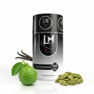 Освежител за въздух LM Black Silver 250ml 104 ( пълнител за електронен ароматизатор )