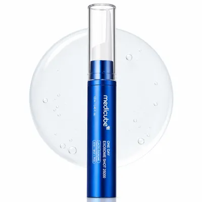 Стягащ серум за разширени пори и неравна текстура с екзозоми MEDICUBE One Day Exosome Shot Pore Ampoule 2500 31 ml