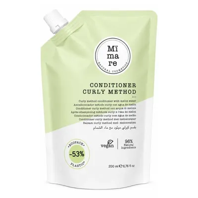 Хидратиращ балсам за къдрава коса с анти-фриз ефект и Curly Method формула MIMARE Curly Method Conditioner 200 ml