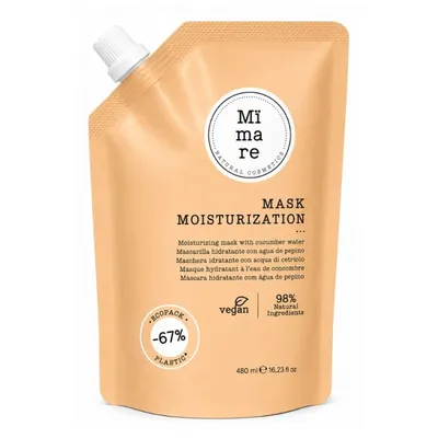 Хидратираща маска за суха и дехидратирана коса MIMARE Moisturization Hair Mask 480 ml