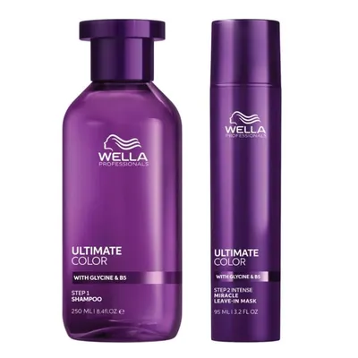 Комплект за боядисана коса за блясък, мекота и защита на цвета Wella Professionals Ultimate Color Duo Set
